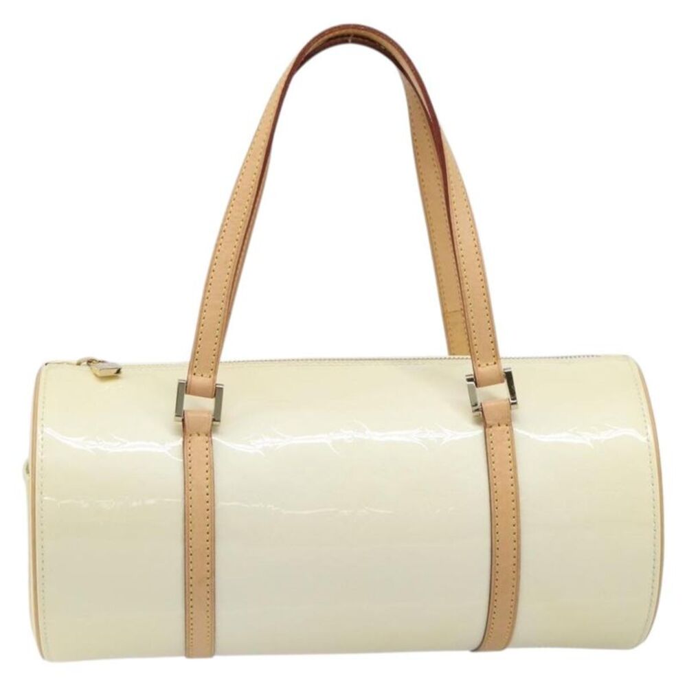Louis Vuitton Bedford Monogram Vernis Beige Patent_Leather Handbag